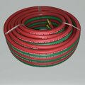 Blue Demon TWIN GAS WELDING HOSE, GRADE T, 3/8 IN X 50 FT, BB FITTINGS BDGH-T38-50BB